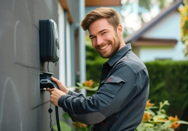 pret engager electricien borne recharge